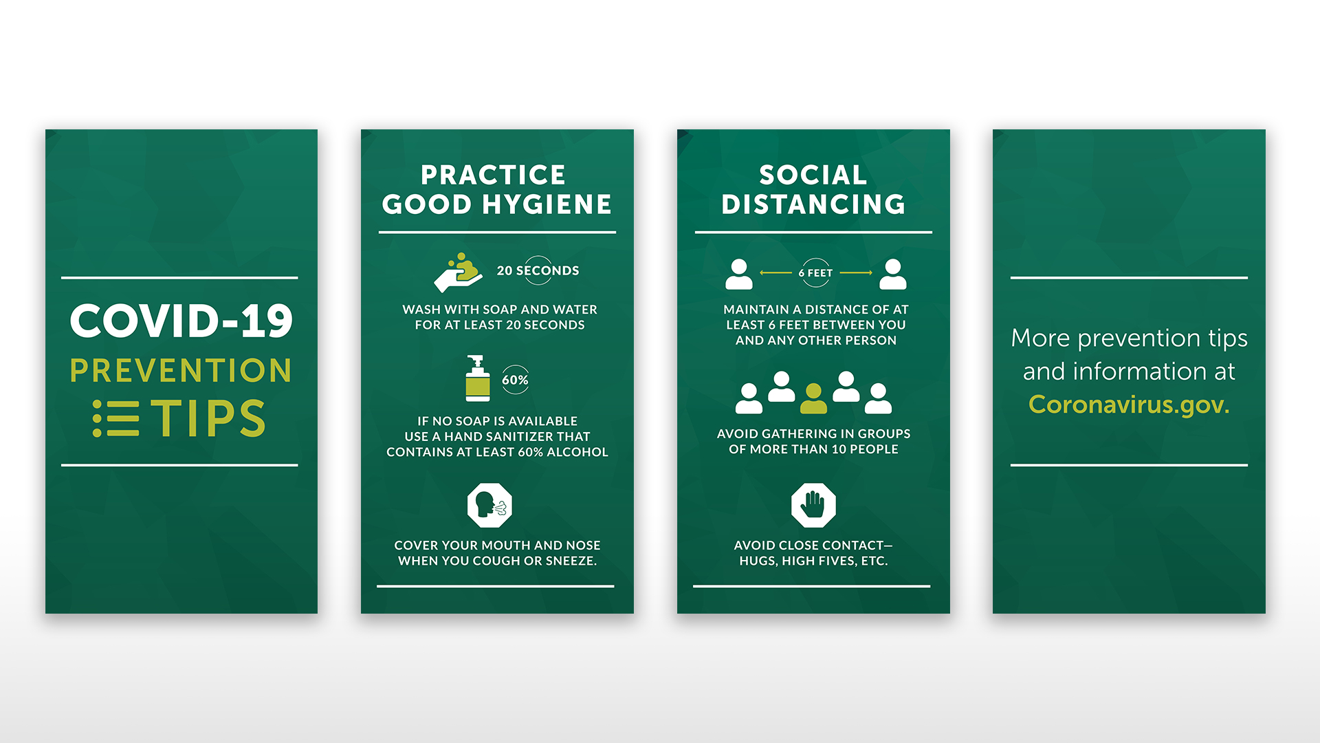 COVID Prevention Instagram Story