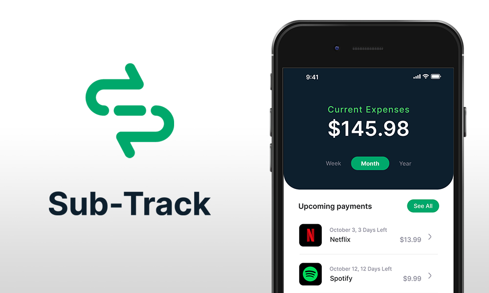 Sub-Track, UX/UI Design
